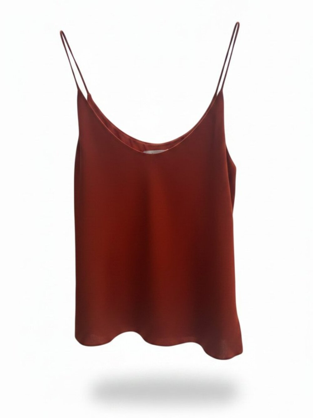 Bar III Burnt Orange Satin Camisole